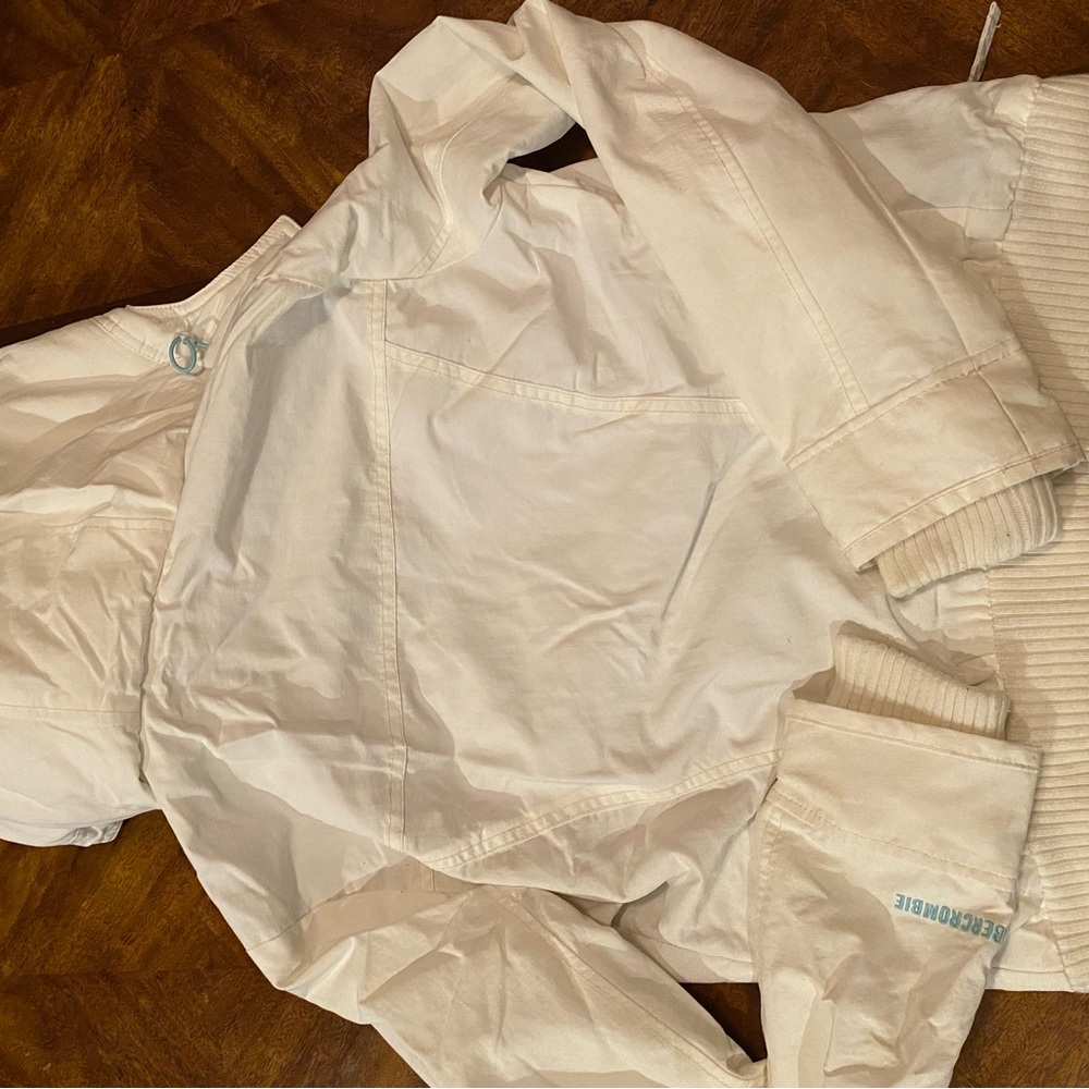 Y2K Abercrombie & Fitch Off-White Ski Jacket - Picture 5 of 5